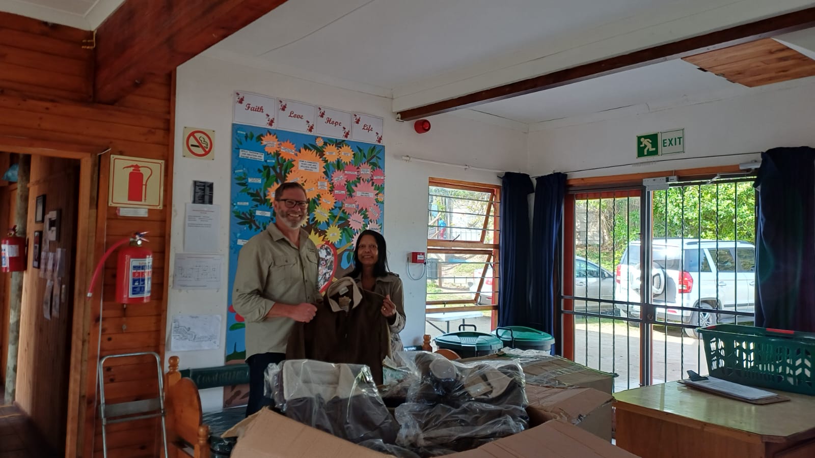 WARM POLAR FLEECES DONATED TO MASITHANDANE