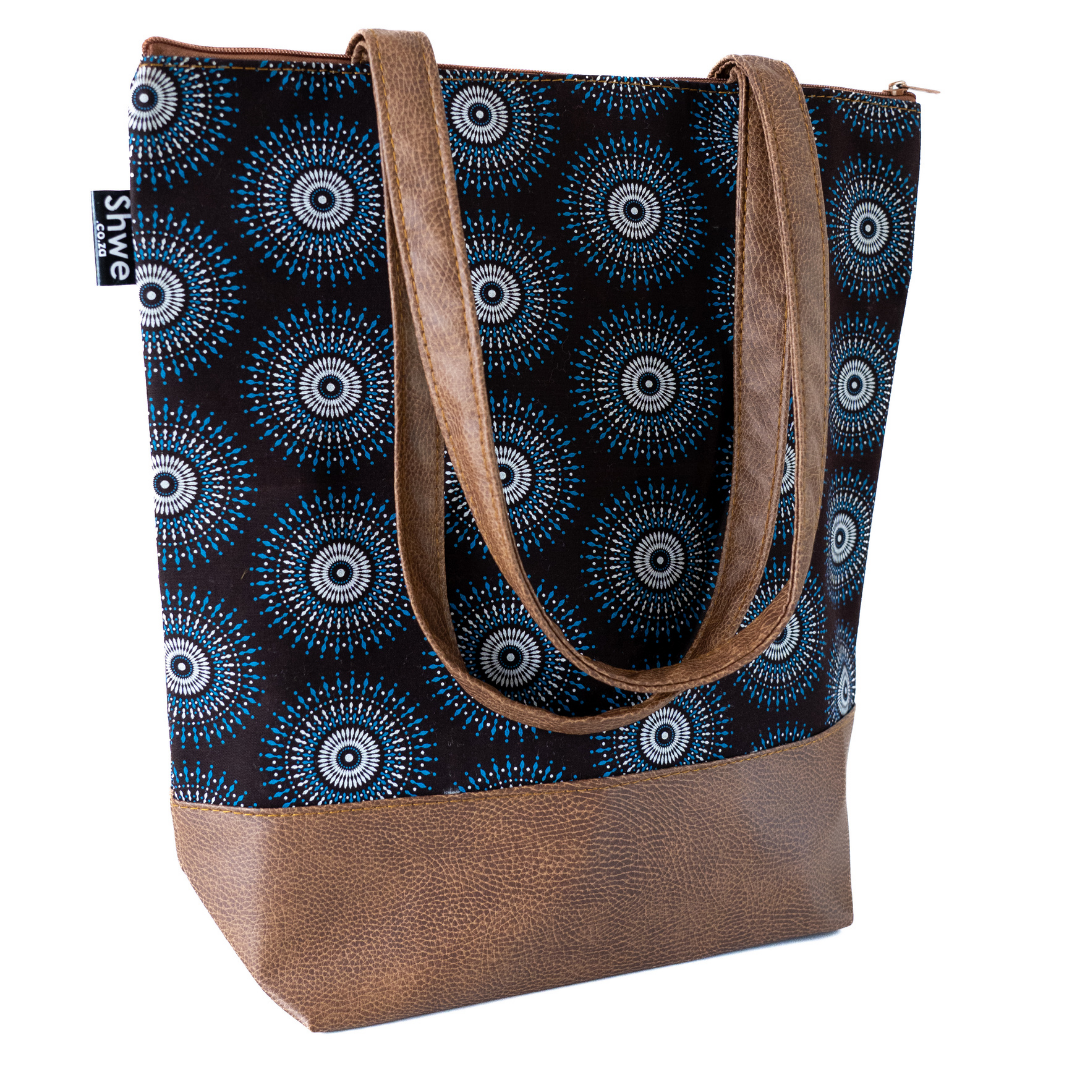 Unisex Shwe Leather Look Tote
