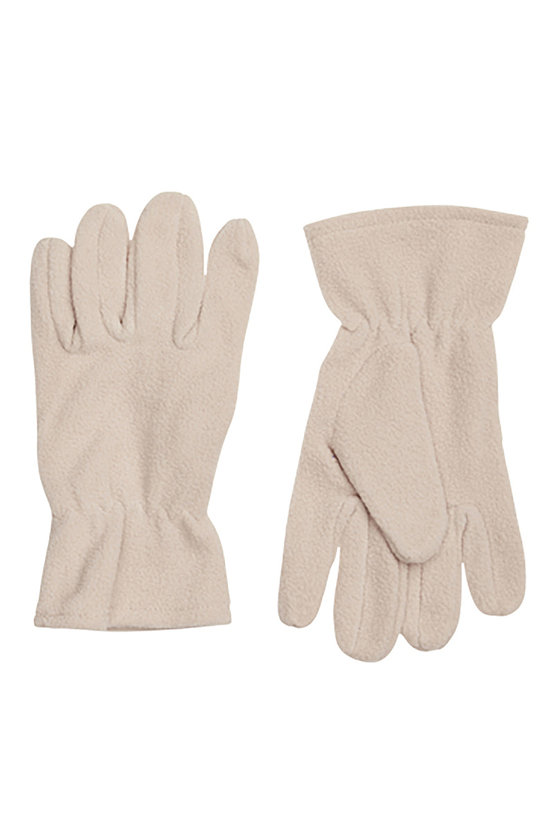 African Tusk Clothing Gloves (Polar Fleece): Stone