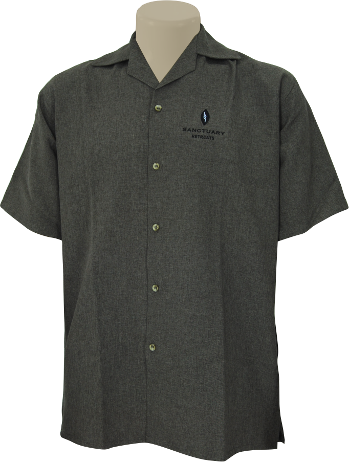 Men’s Shirt: Short Sleeve Side Slits Classic Fit