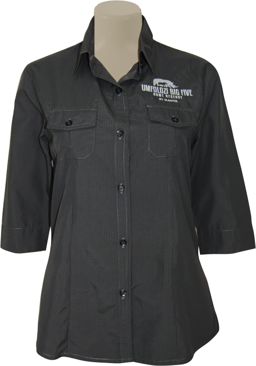 Ladies' Classic Shaped Shirt: 3/4 Sleeve