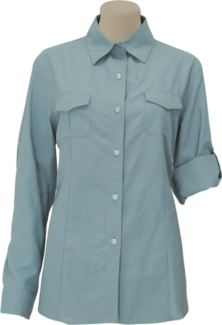Ladies' Classic Shaped Back Vent Shirt: Long Sleeve