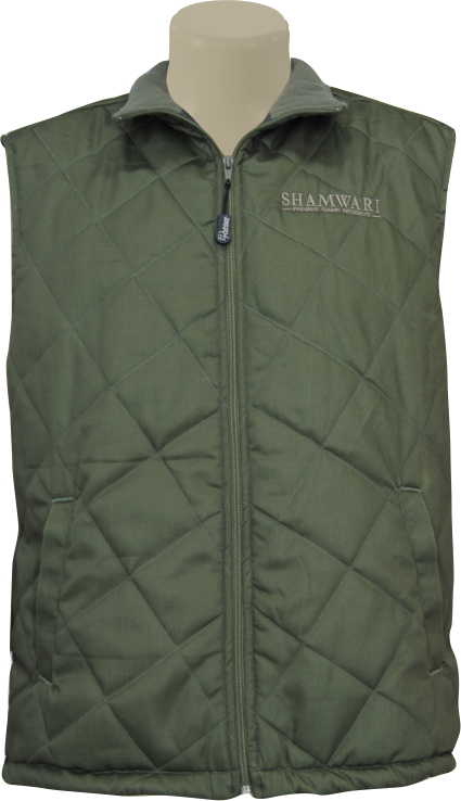 Men's Sleeveless Puffer Jacket: Diamond Stitching