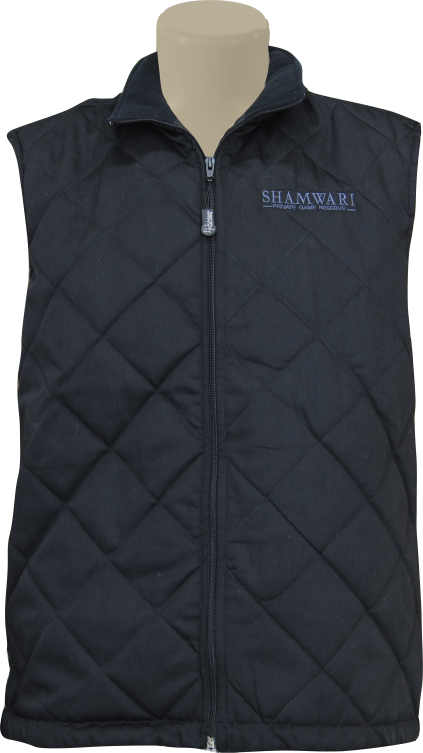 Men's Sleeveless Puffer Jacket: Diamond Stitching