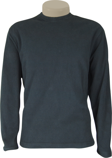 Unisex Crew Neck Top: Polar Fleece Underlayer