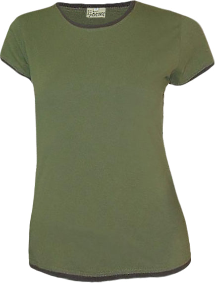 Ladies' Cotton Jersey T-Shirt: Round Neck Fitted