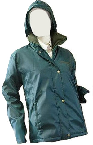 Ladies Jacket: Hip Length Polar Fleece Lined Hooded