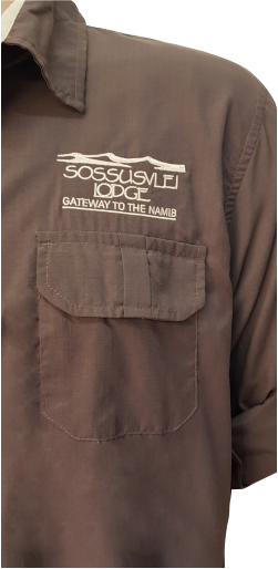 Men's Lounge Shirt: Short Sleeve Double Pocket Flap