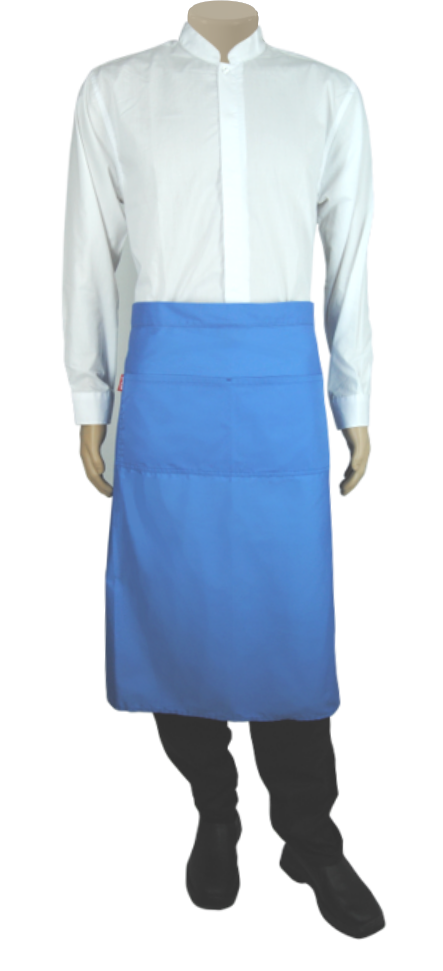 Unisex Half Apron: Rectangle Pocket 98x77cm