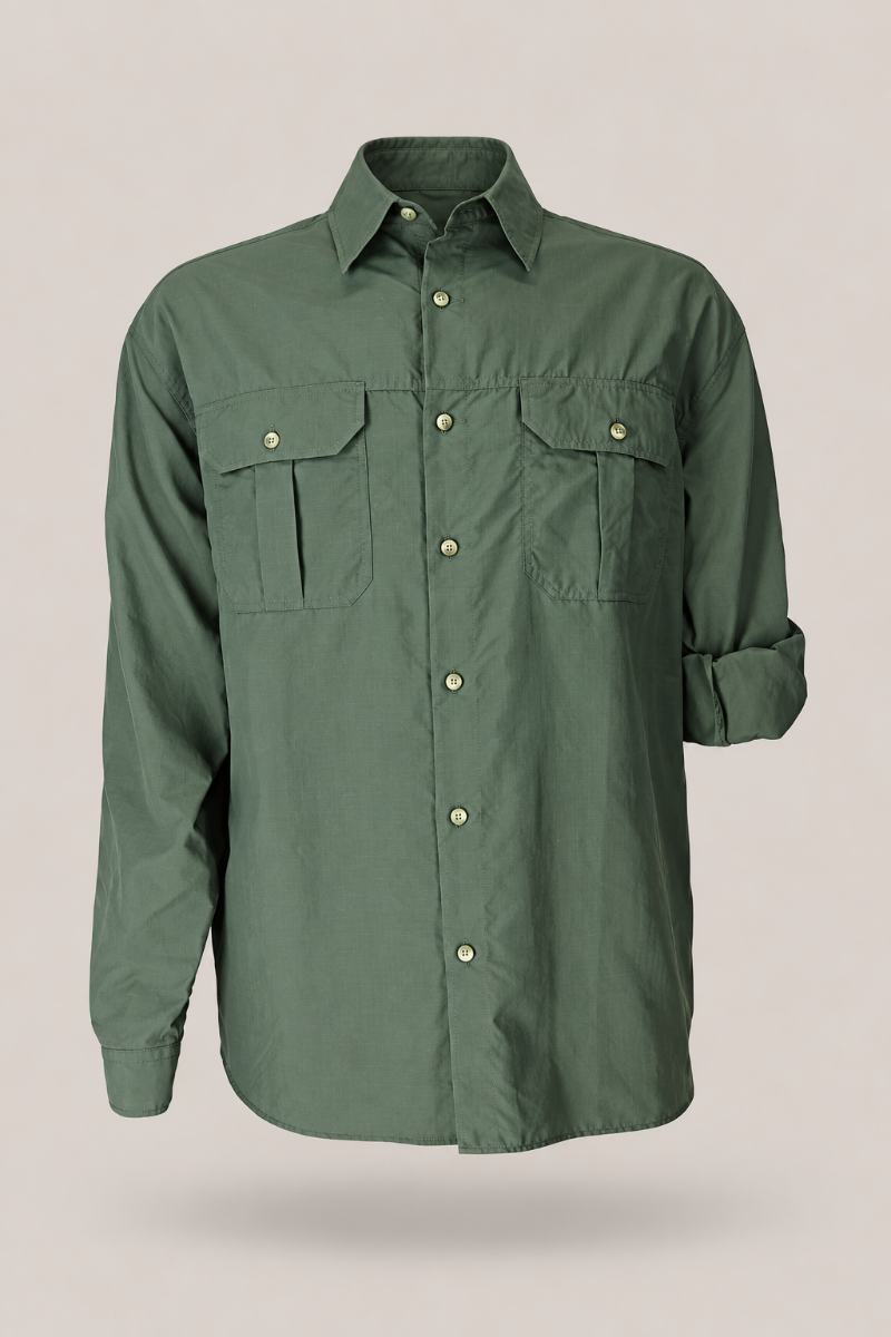 Mens Bush Shirt: Long-Sleeve (Tech)