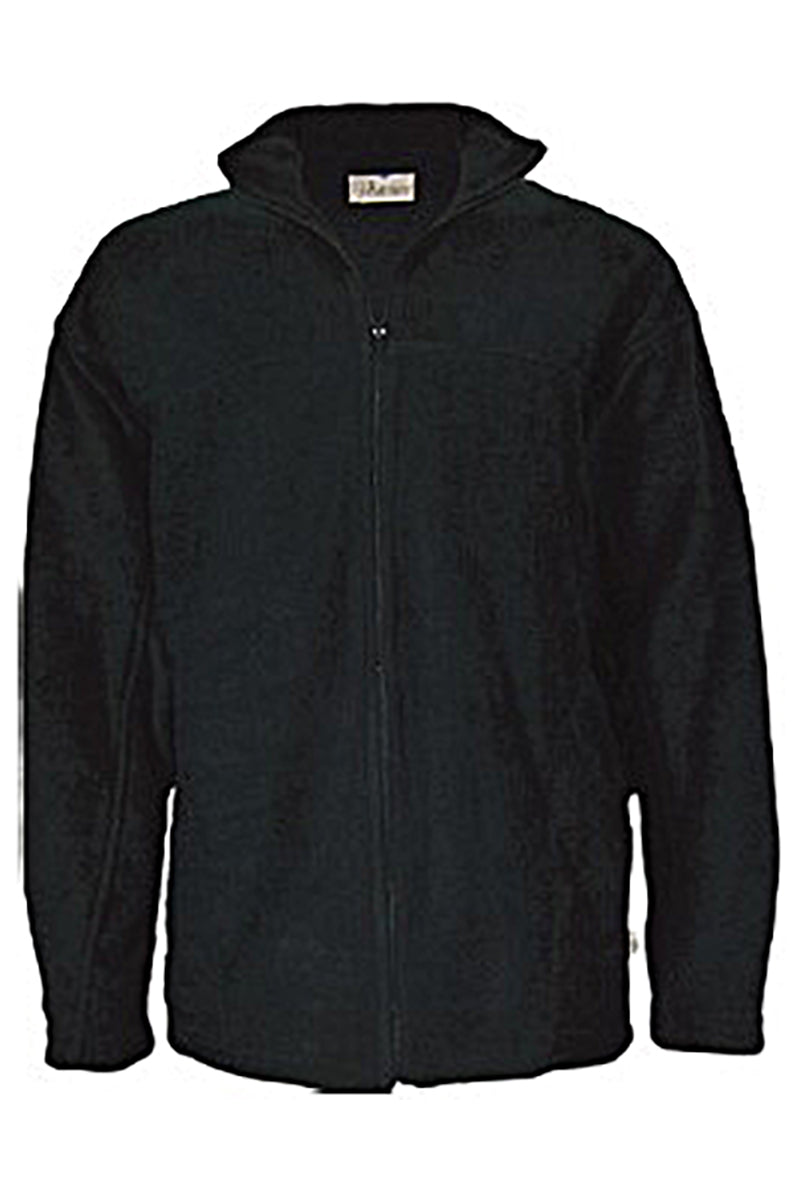 African Tusk Clothing Unisex Long-Sleeve Top Without Pockets (Fleece):
Black