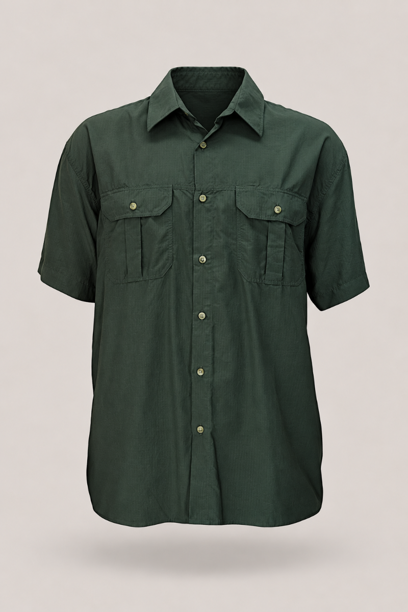 Mens Bush Shirt: Short-Sleeve (Tech)