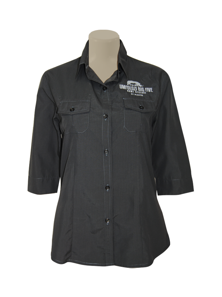 Ladies Classic Shaped Shirt: 3/4 Sleeve