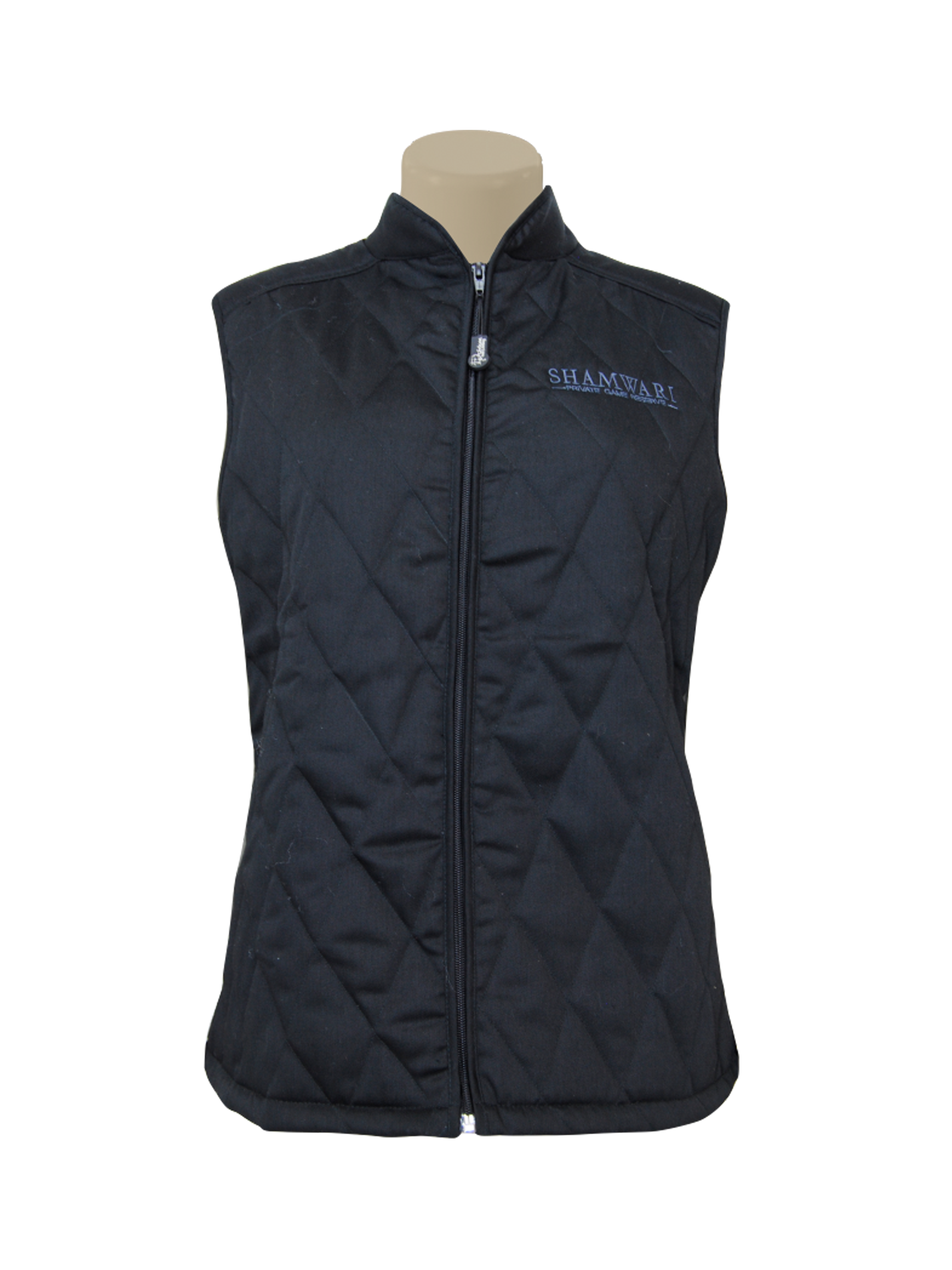 Ladies Quilted Sleeveless Jacket: Longer Length