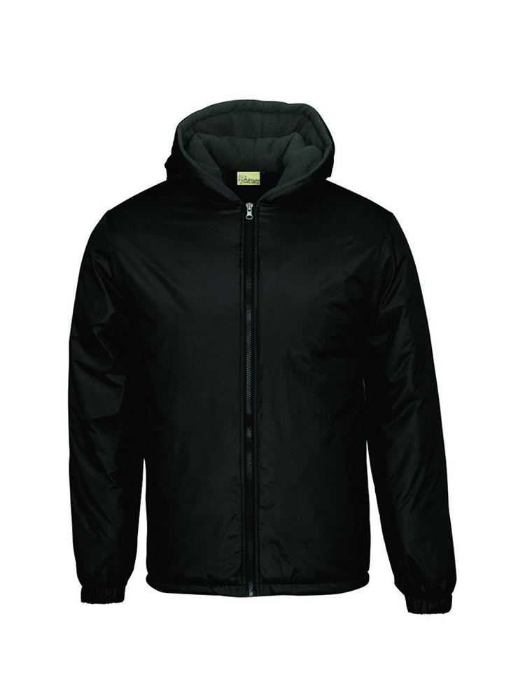 Men's Hooded Padded Jacket: Long Sleeve