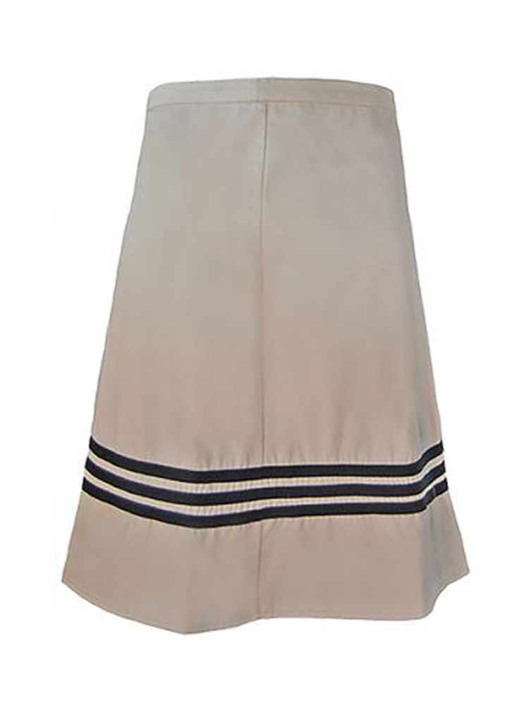 Ladies 8 Panel Wrap Skirt: Knee Length (68cm)