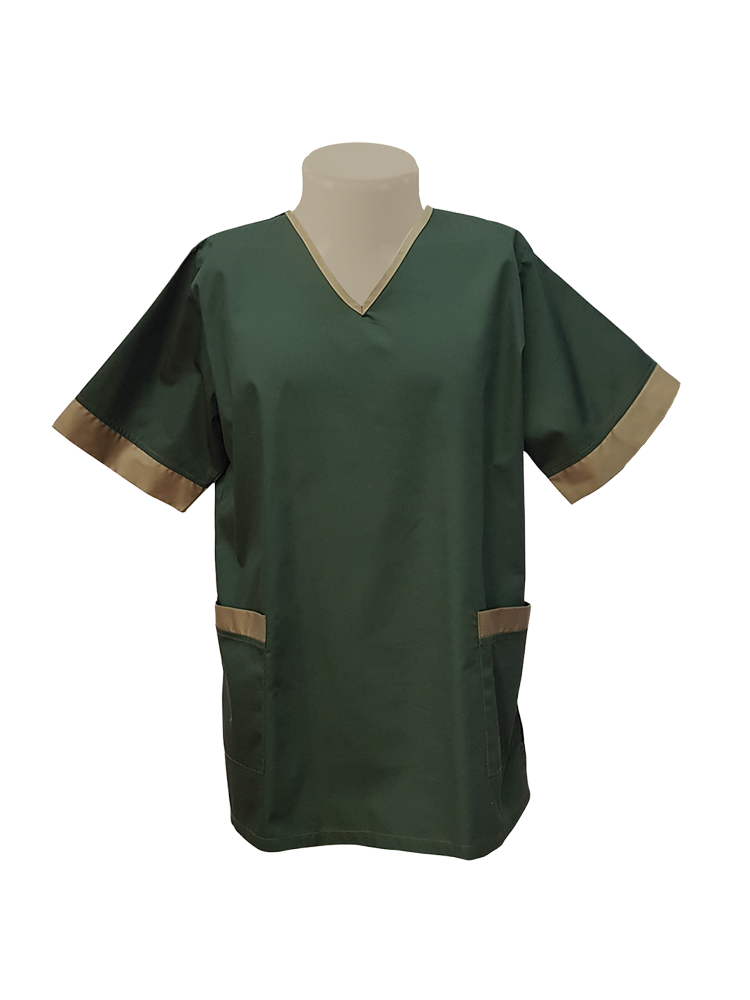 Ladies Longer Length Tunic: Short Sleeve