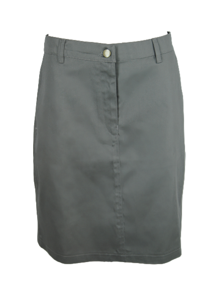 Ladies Management Front Zip Skirt: Knee Length (54cm)