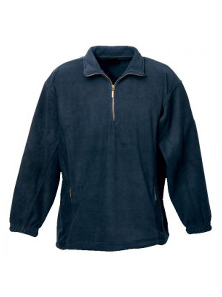 Men's 1/4 Zip Fleece Top: Long Sleeve