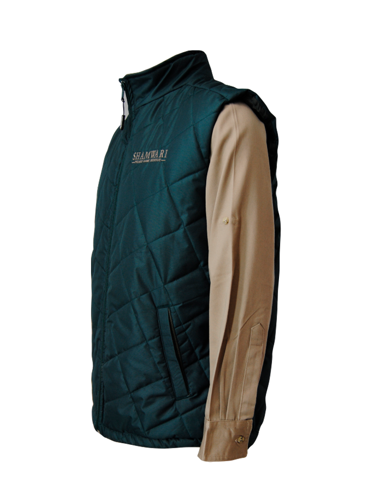 Men's Diamond Stitching Puffer Jacket: Sleeveless