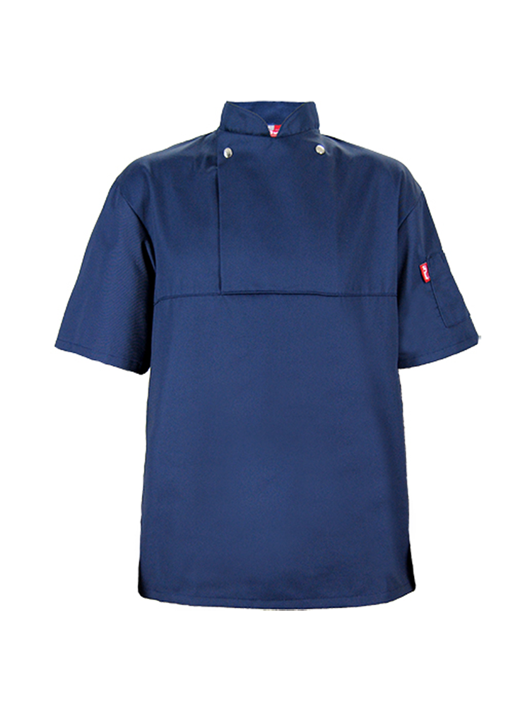 Unisex Chef Flap Shirt: Short Sleeve