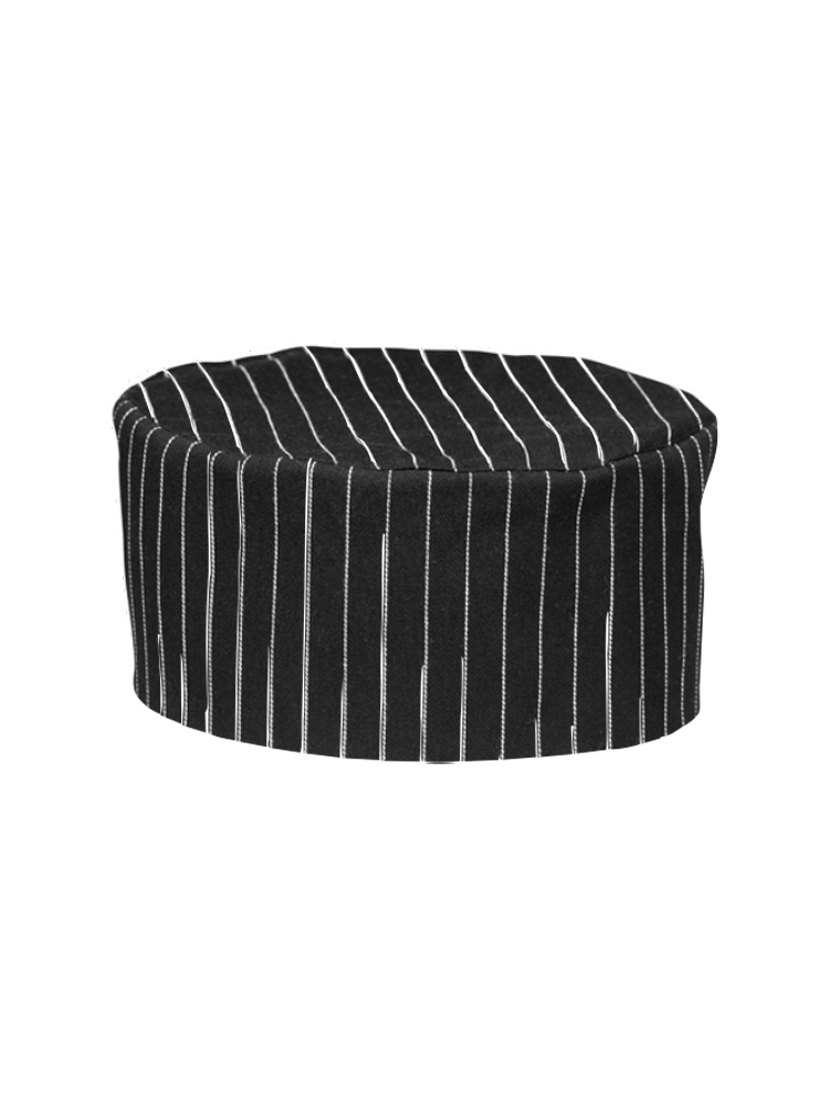 Unisex Chefs Beanie: Covered Velcro (7,5 x 18cm)