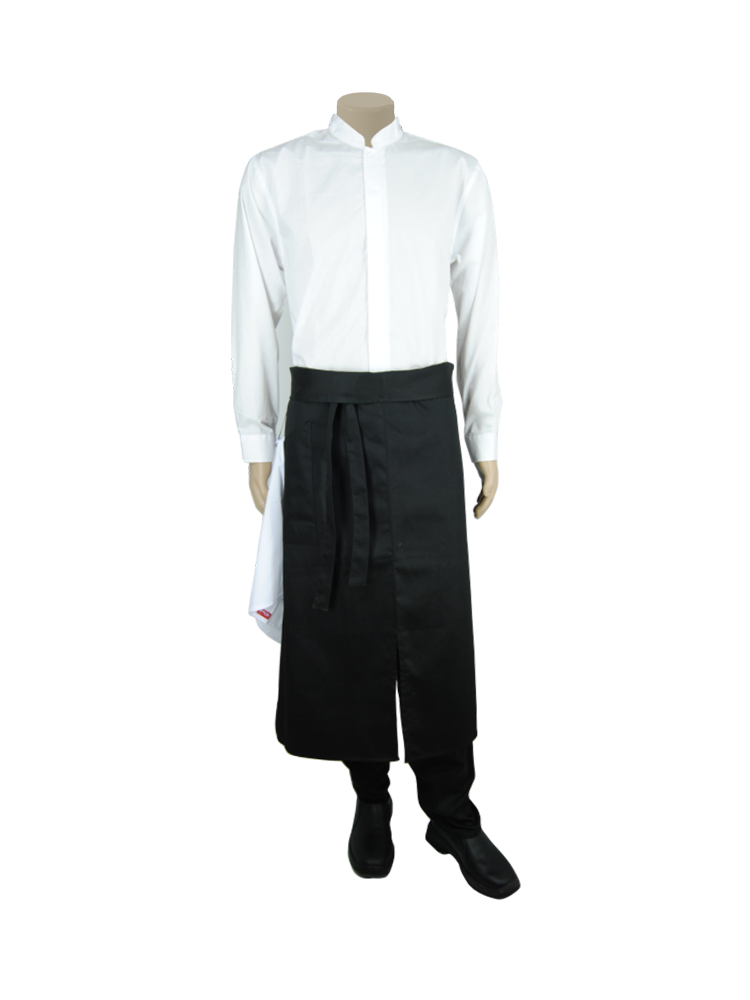 Unisex Apron With Front Split: Calf Length