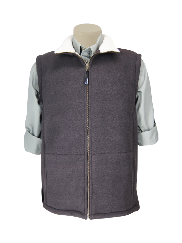 Unisex Sherpa Fleece Top: Sleeveless