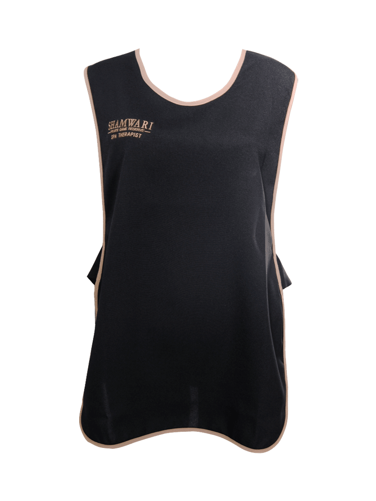 Unisex Side Button Spa Tabard: 70cm Length