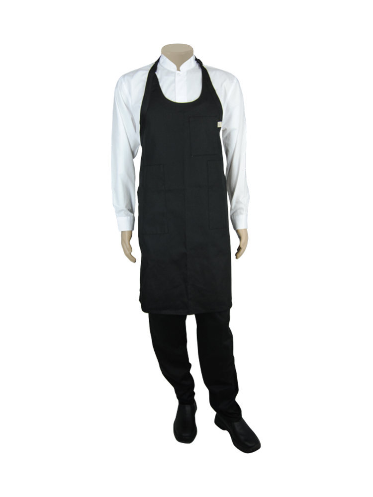 Unisex Sommelier Apron: Round Neck