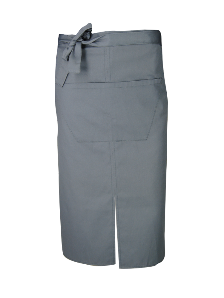 Unisex Tapered V-Pocket Apron: Calf Length