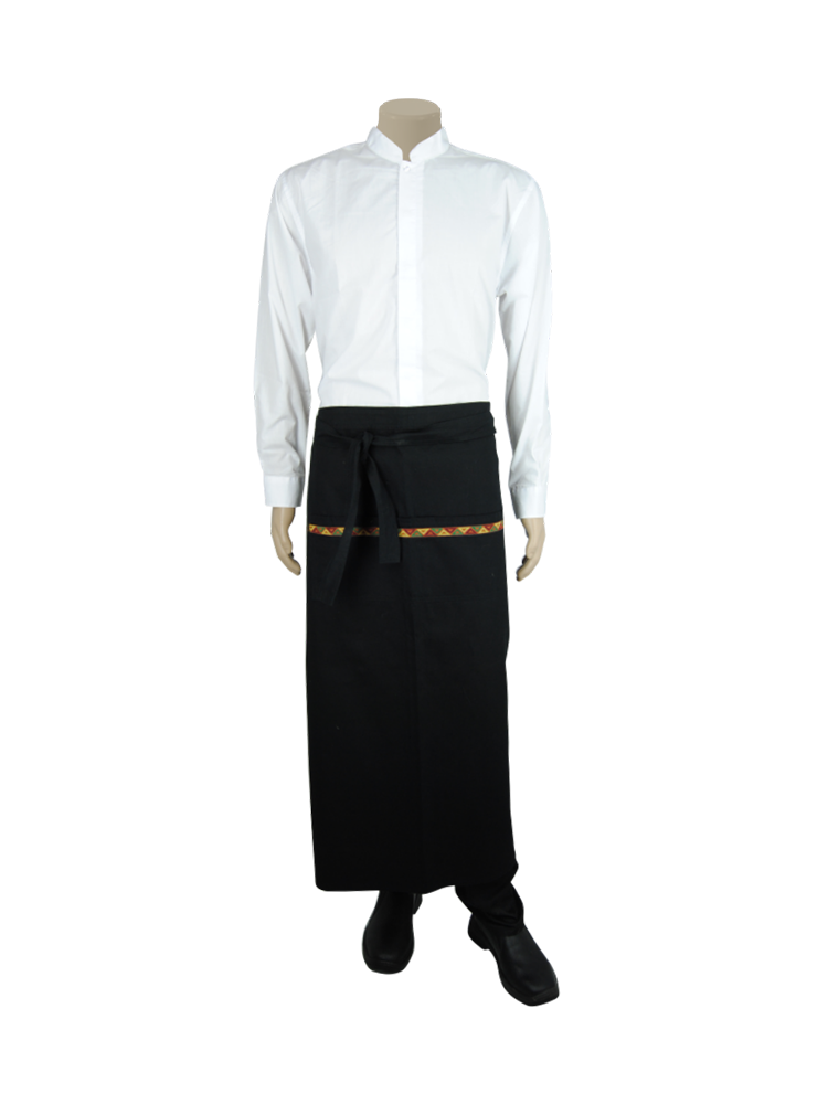 Unisex Wrap Apron: With Mitred Corners