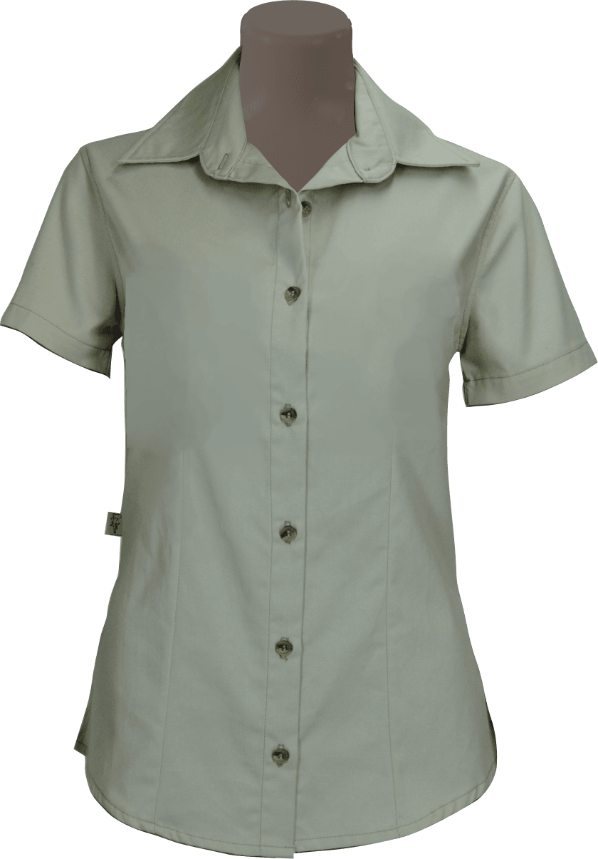 Ladies' Classic Shirt: Shaped Short Sleeve