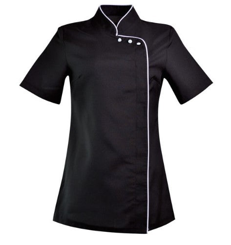 Ladies Polyester Spa Top: Short Sleeve