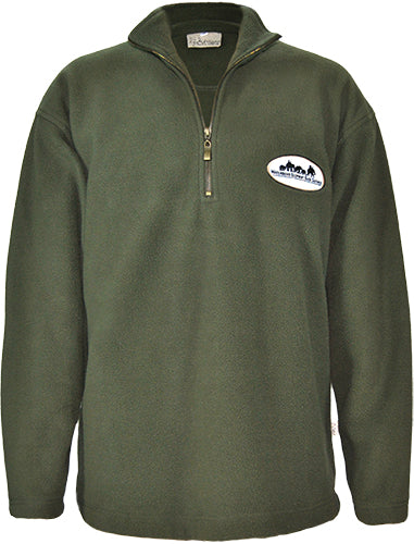 Mens Polar Fleece ¼ Zip Top: Long Sleeve