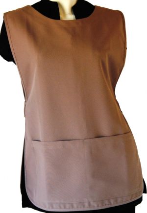 Unisex Spa Tabard: Full Front Double Pocket