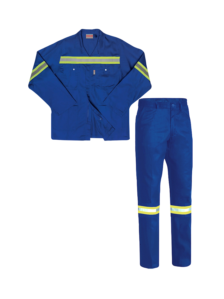 Men's Reflective Conti Suit: With Lime & Silver Tape