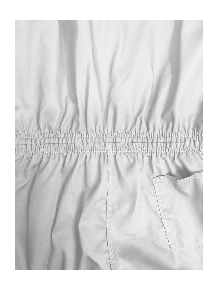 Unisex Boiler Suit Overall: White