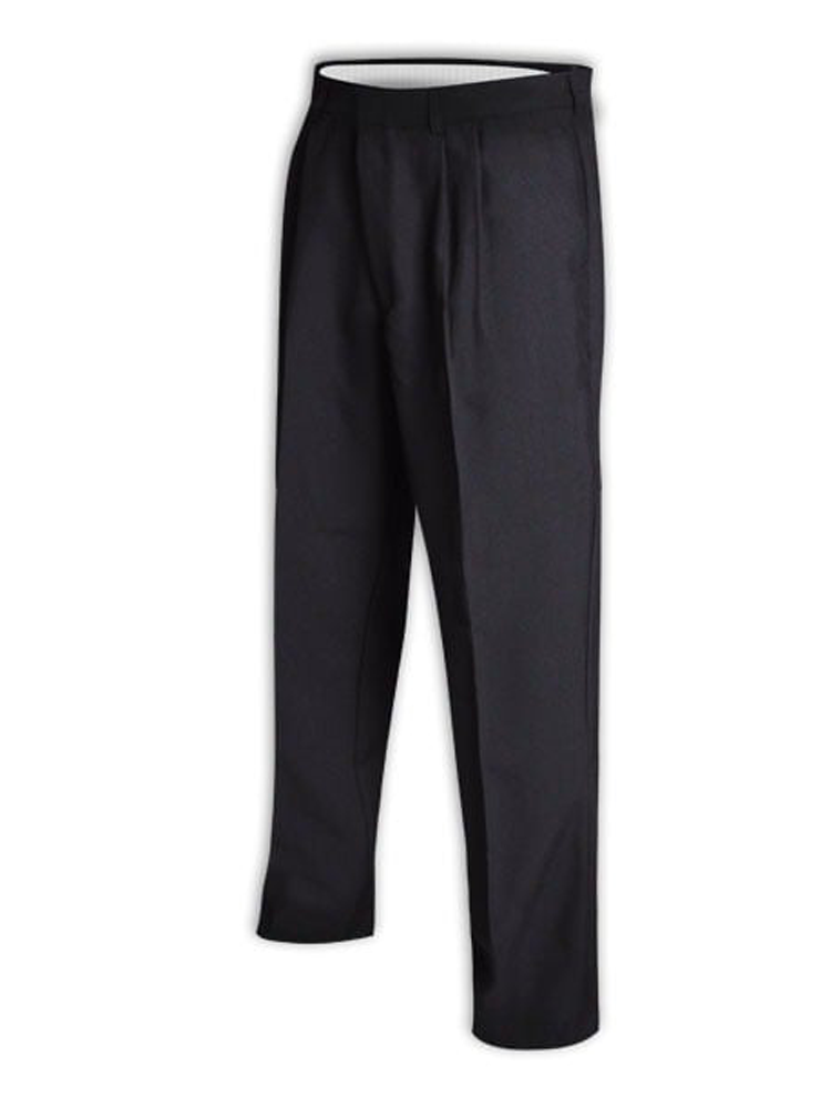 Men's Trouser: Pleated Service Polyester