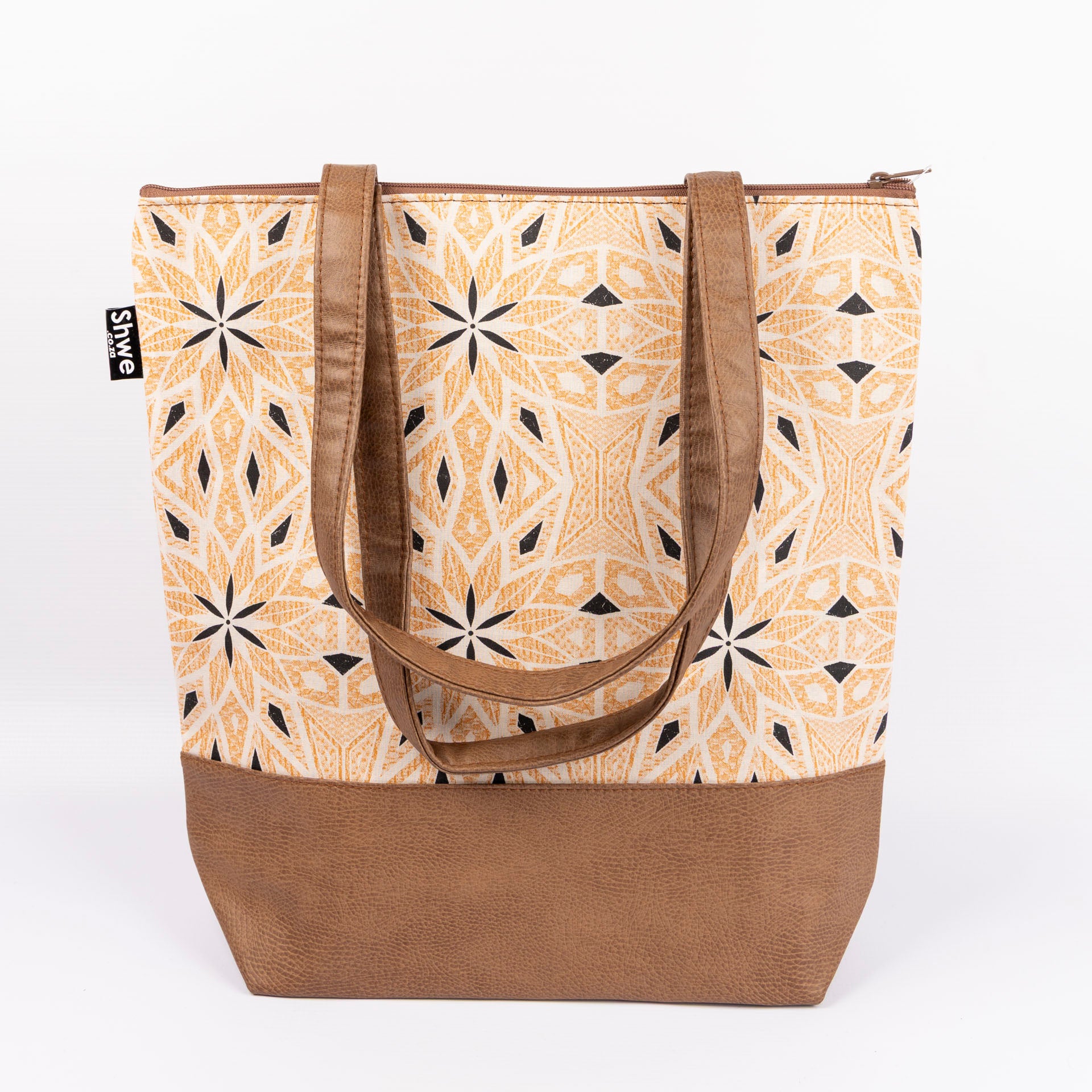 Unisex Shwe Leather Look Tote