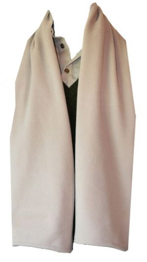 Unisex Polar Fleece Scarf Hemmed: 165 x 30cm