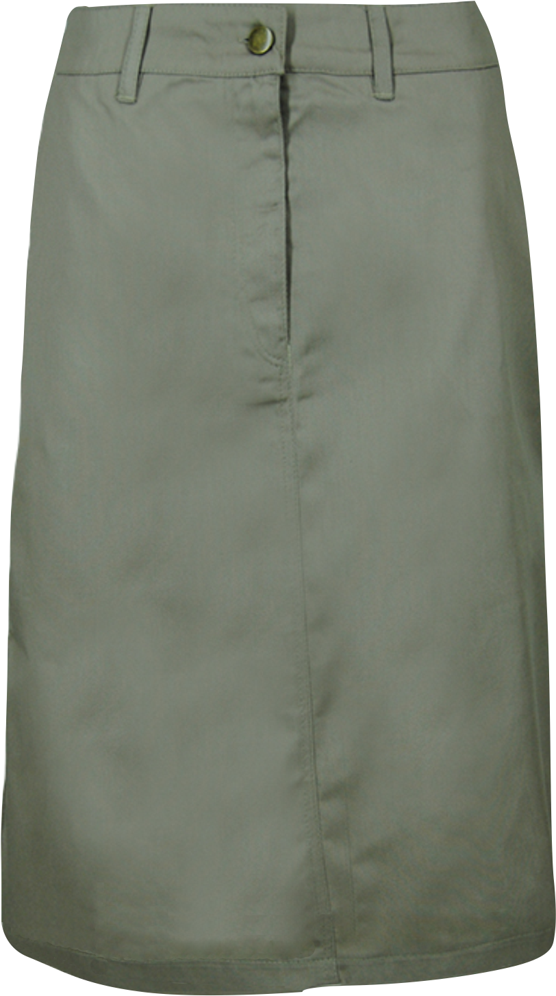 Ladies Skirt: Management Knee Length Front Zip 70cm