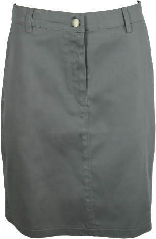 Ladies Skirt: Management Knee Length Front Zip 54cm