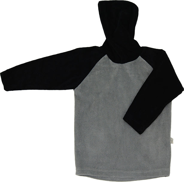 Kids Hoodie: Raglan Sleeve Polar Fleece (9–14 Years)