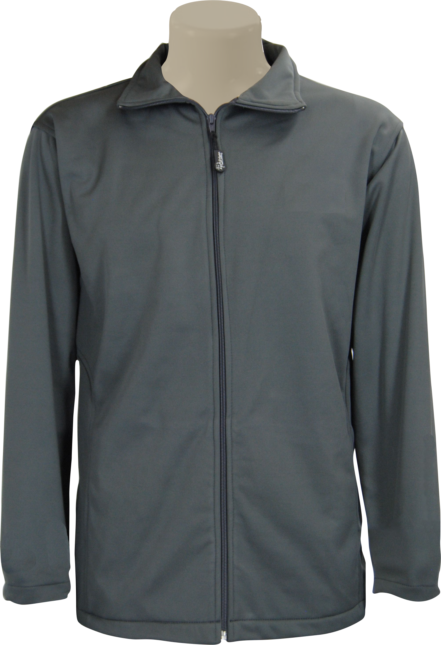 Men’s Jacket: Soft Shell Zip Pocket Hip Length