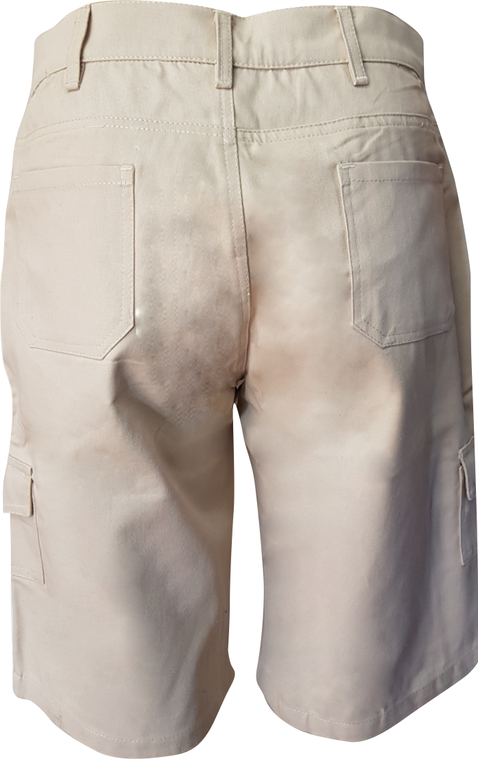 Ladies' Cargo Shorts: Low Rise Flat Front