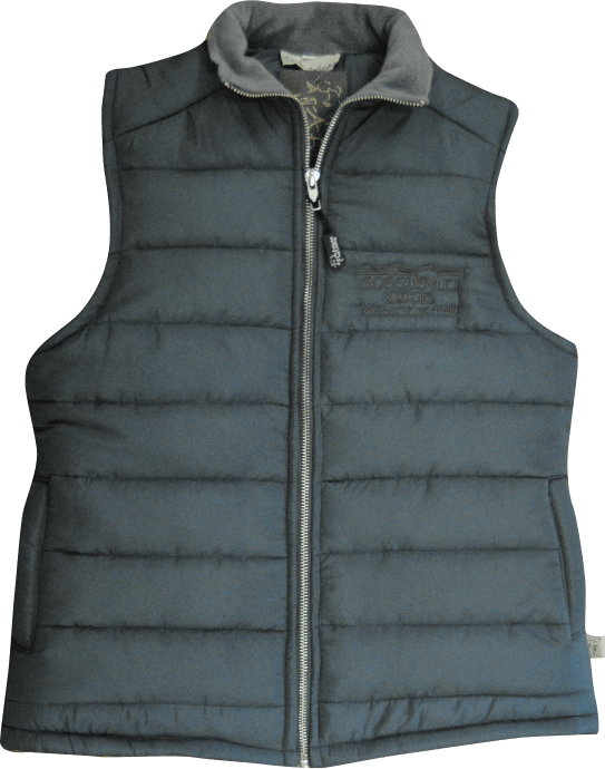 Ladies' Sleeveless Puffer Jacket: Waist Length