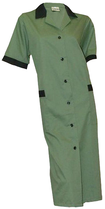 Ladies' Smock: Short Sleeve Contrast Detail