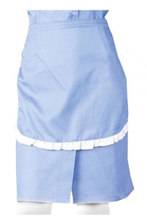 Ladies Apron: Smock Matching Contrast Border