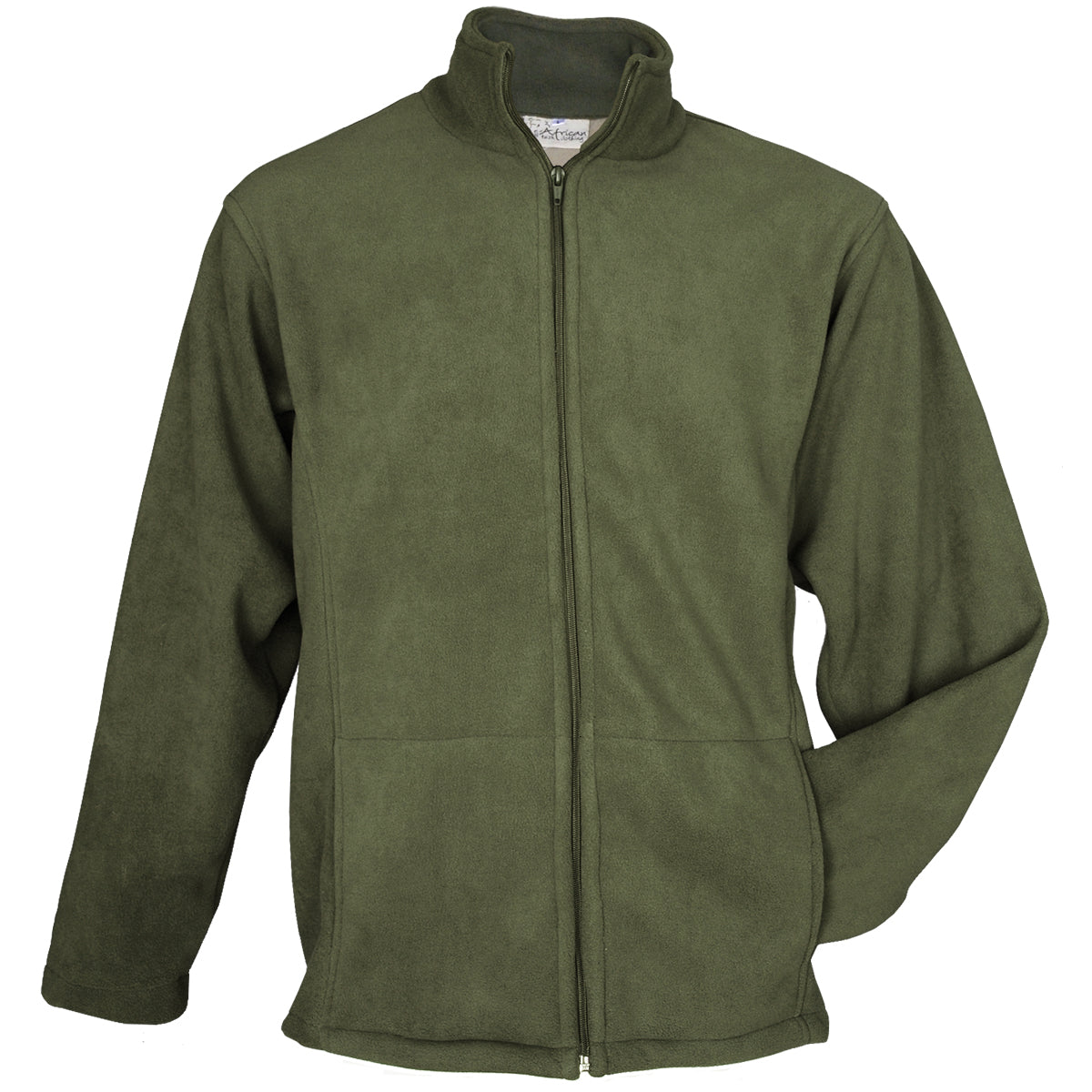 Unisex Service Staff Polar Fleece Top: Full Zip No Pockets